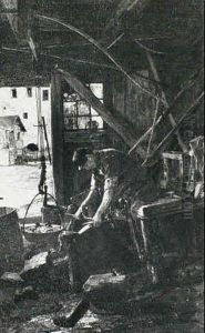In Der Dorfschmiede by Hugo Charlemont