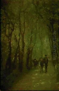 Peasants On A Woodland Path Peasants On A Woodland Path