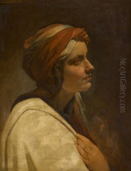 Jeune Femme Au Turban (orientaliste) - view 1