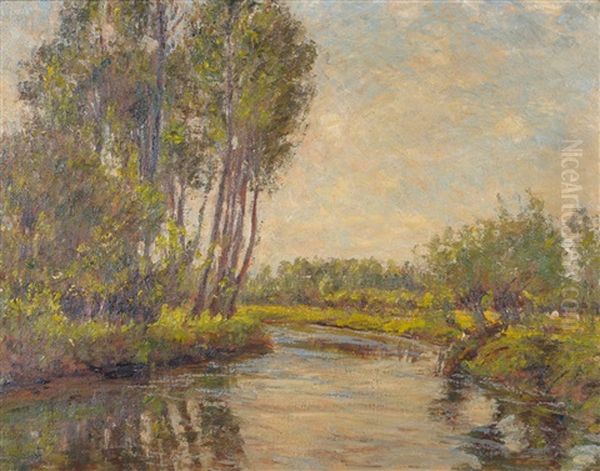 Summer River Landscape - view 1