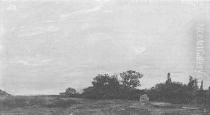 Landschaft Im Abendlicht