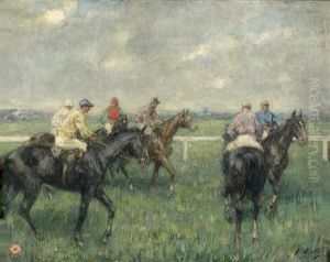 Aux Courses, Avant Le Depart by Frantz Charlet