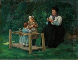 In The Garden by Frantz Charlet