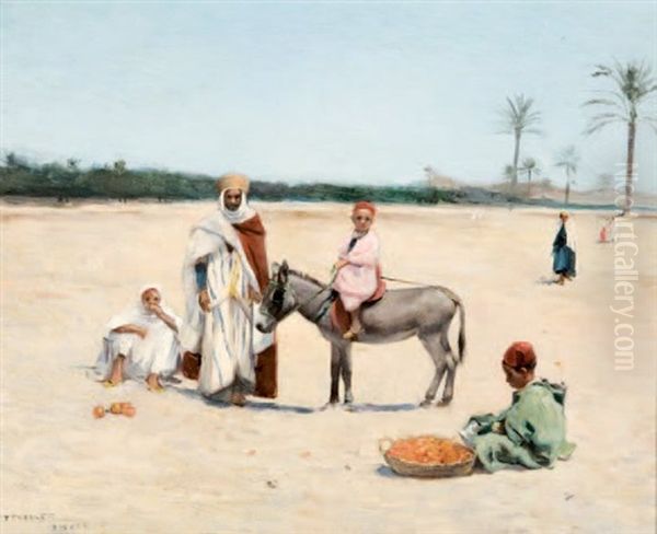 Le Petit Marchand D'oranges A Biskra - view 1