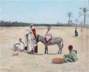 Le Petit Vendeur D'oranges by Frantz Charlet