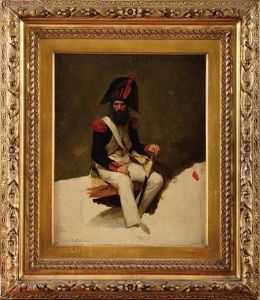 Fantassin Au Repos by Nicolas Toussaint Charlet
