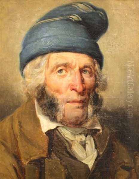 Portrait D'homme Au Bonnet Bleu - view 1