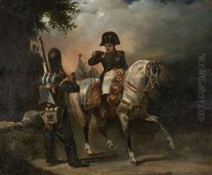 Apres Vous, Sire ! Et On N'passe Pas (pair) by Nicolas Toussaint Charlet