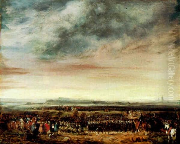 Napoleon Reviewing His Troops - view 1
