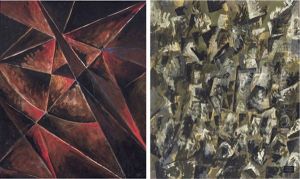 Peinture Bilingue - Tweetalig Schilderij (recto-verso) by Jacques Charlier