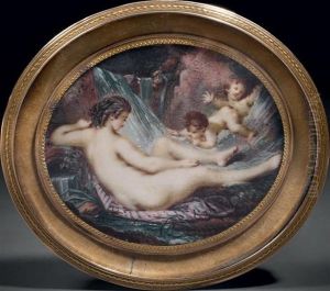 Jeune Femme Au Bain, Deux Amours A Ses Cotes by Jacques Charlier