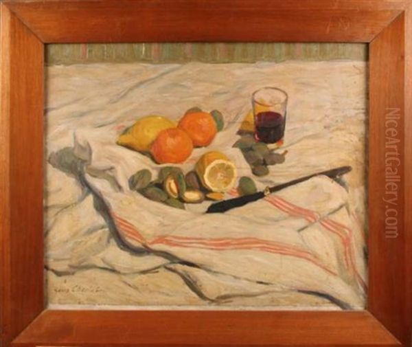 Nature Morte Aux Amandes Et Citrons - view 1