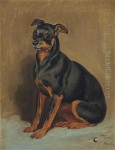 Pentre, A Manchester Terrier by John Charlton