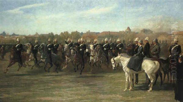 Shanghai Volunteer Corps At Review, 1892 - view 1