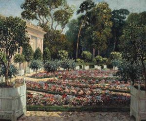 Les Jardins De Chateau Bagatelle by Raymond Louis Charmaison