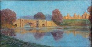 Pont Aux Trois Arches, Un Palais Dans Le Lointain Pont Aux Trois Arches, Un Palais Dans Le Lointain