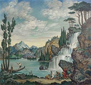 Camping Au Bord Du Lac Pres D'une Cascade