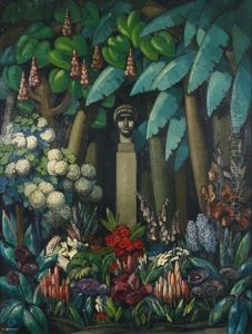 Statue Dans Un Jardin by Raymond Louis Charmaison