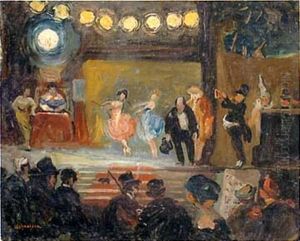 Les Marais (+ Le French Cancan, Larger; 2 Works) by Raymond Louis Charmaison