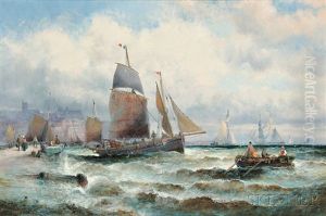 French Fishing Boats Outward Bound