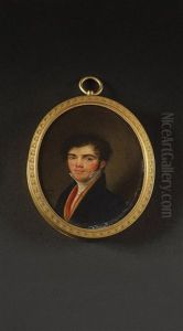 Gentilhomme Au Gilet Rouge by Louis Francois Charon