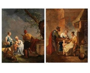 Ohne Titel (pair) by Jean-Baptiste Charpentier the Elder