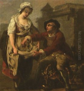 Marchand De Cerises by Jean-Baptiste Charpentier the Elder