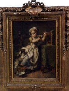 L'oiseau Cheri by Jean-Baptiste Charpentier the Elder