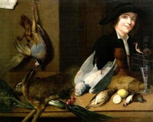 Jeune Garcon Dans Un Cellier