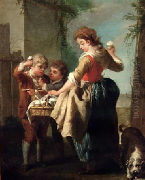 A Woman Selling Sherbert - view 1