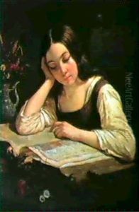 Jeune Fille Lisant La Bible Jeune Fille Lisant La Bible