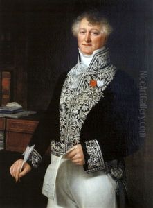 Portrait Du Prefet Des Pyrenees Orientales by Constance Marie (Blondelu) Charpentier