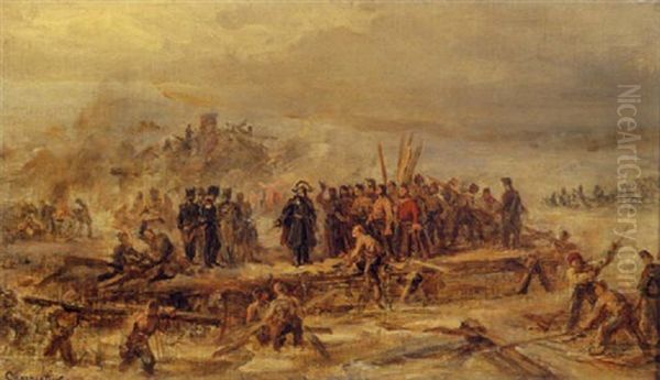 Scene De La Guerre De Crimee (?) - view 1