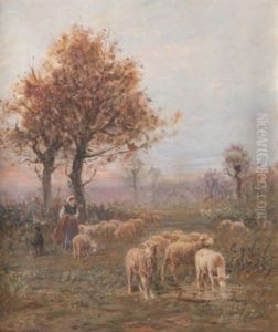 Bergere Et Mouton Bergere Et Mouton