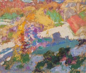 Hillside Blooms by Victor Charreton