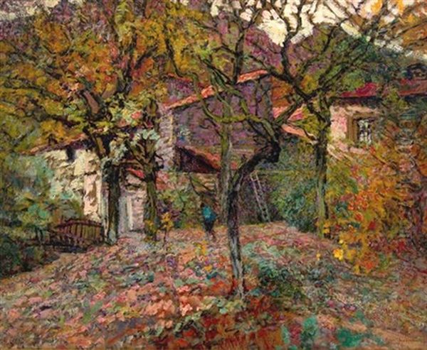 House Between The Autumn Trees - view 1