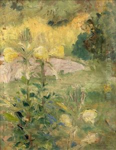 Bord De Lac Au Printemps by Victor Charreton