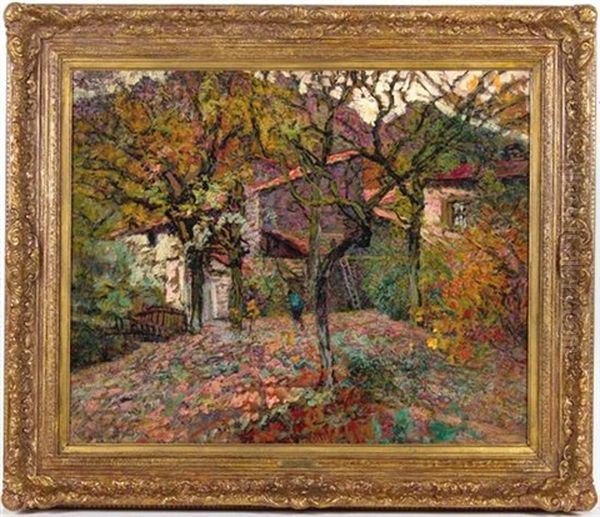 House Between The Autumn Trees - view 1