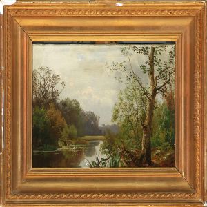 Afternoon At A Forest Lake by A. Andersen