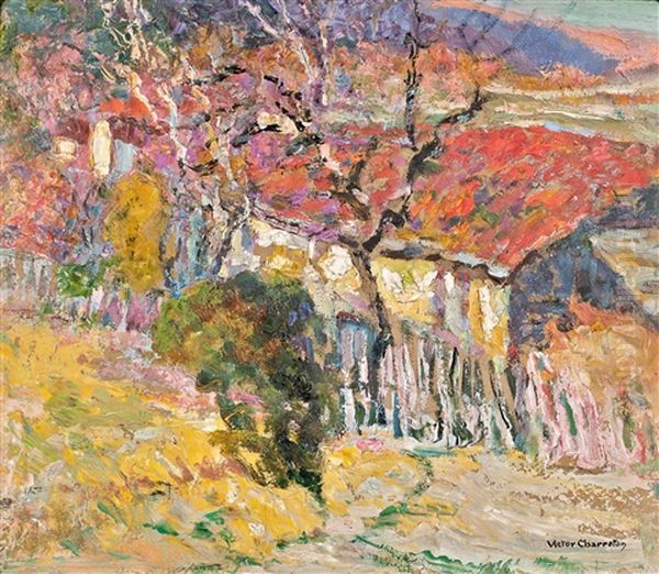 Maison Avec Palissade, Automne - view 1