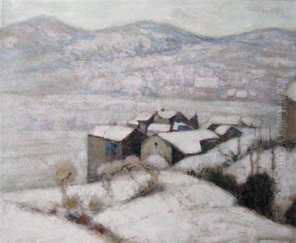 Village Perche Sous La Niege - view 1