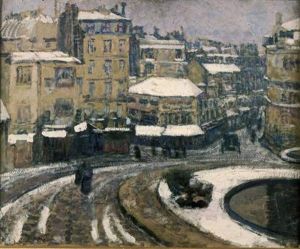 Neige Fondante, Place Pigalle En 1928