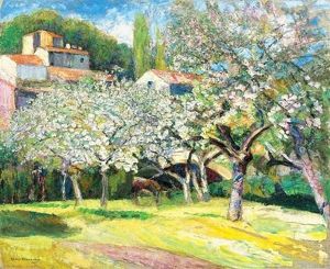 Le Verger En Fleurs