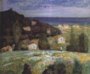 Paysage De Provence Ouvrant Sur La Mediterranee