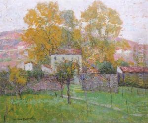Le Genets A St. Victor, Printemps by Victor Charreton