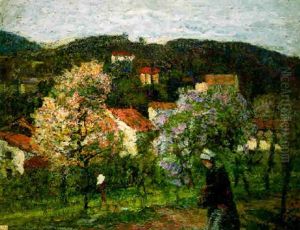 Printemps A Royat Avec Femme Printemps A Royat Avec Femme