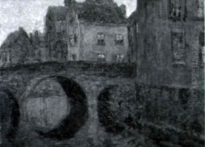 Le Canal A Bruges by Victor Charreton