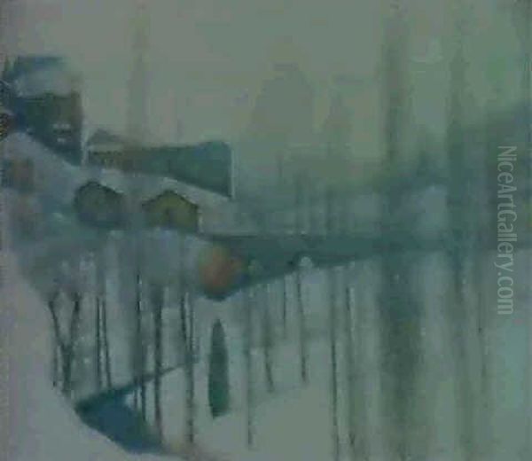 Paysage Sous La Grande Neige - view 1