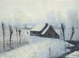 Neige Au Soleil A Saint-victorpres Du Mont Dore