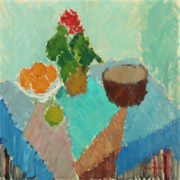 Still-life With Flowers And Oranges - view 1